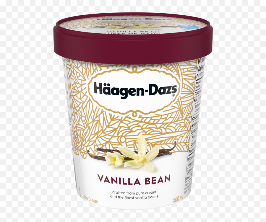 Vanilla Bean Ice Cream - Haagen Dazs White Chocolate Raspberry Truffle Png,Vanilla Bean Png