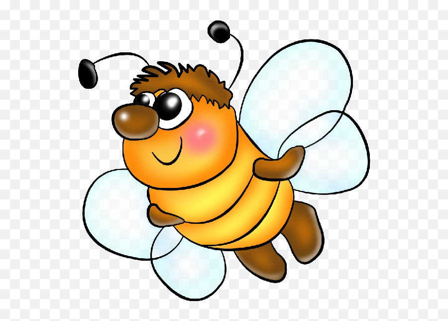 Bee Clipart Clear Background - Cartoon Insects Transparent Background Png,Bee Clipart Png