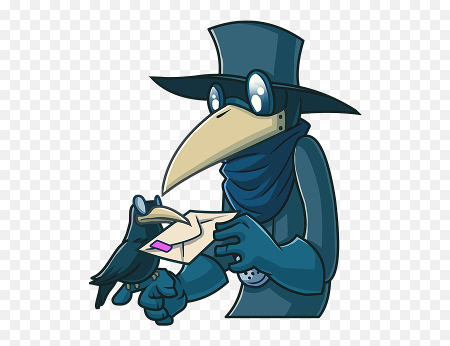 Download Hd Jean Baptiste Plagouille Messages Sticker - 0 Telegram Stickers Png,Plague Doctor Png