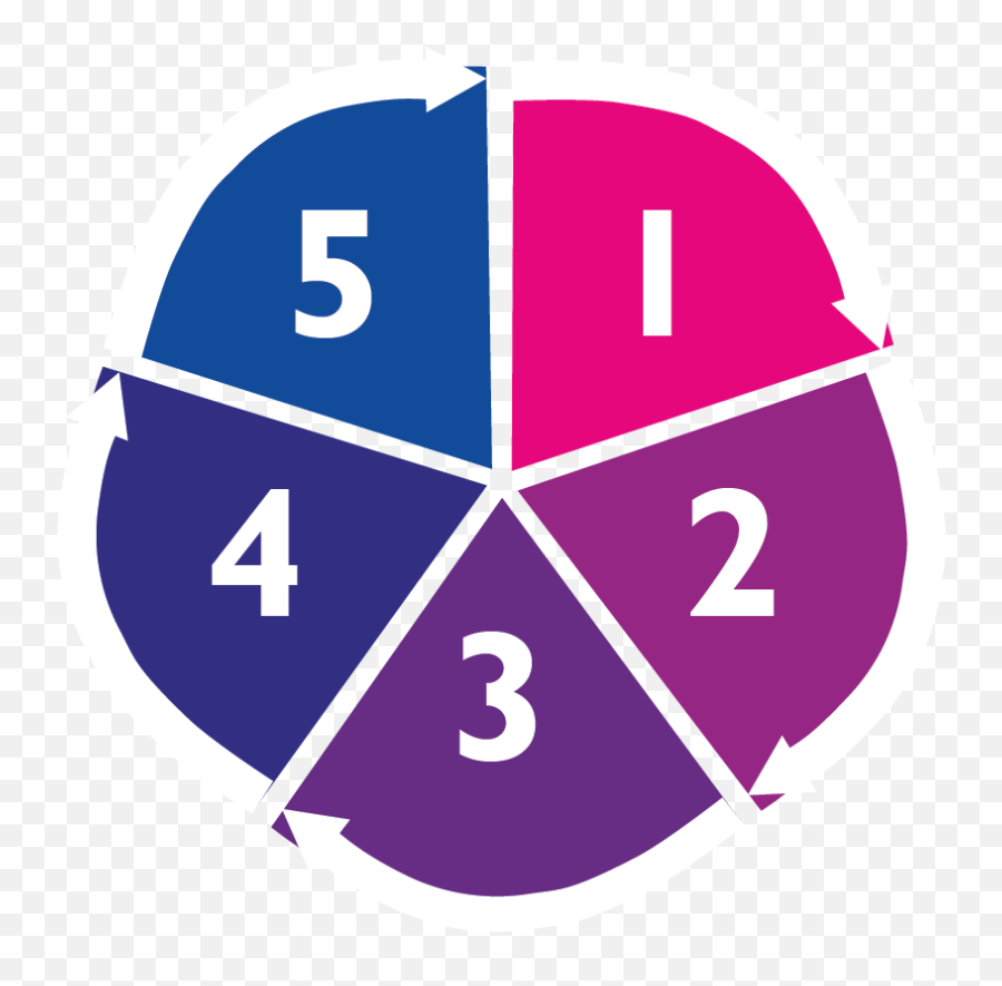 The Five Step Pie Chart - British Rowing Five Pie Chart Png,Pie Chart Png