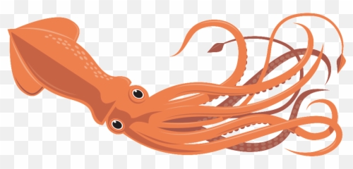 Vbs Fletcher First Baptist Church - Giant Squid Clip Art Squid Clipart Png,Squid Png