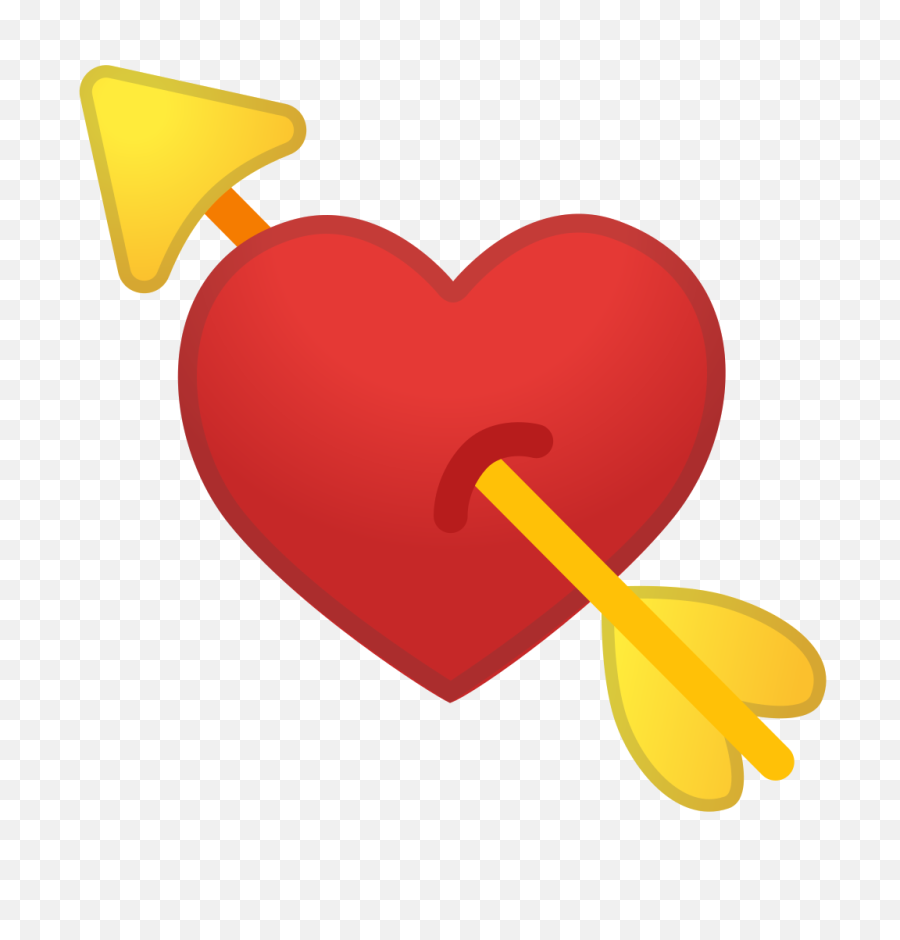 Love Emoji Icons - Cuore Con Freccia Png,Heart Emojis Transparent