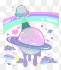Stars Png Tumblr - Tumblr Art Ufo Planet Planets Cosmos Star Png Cute