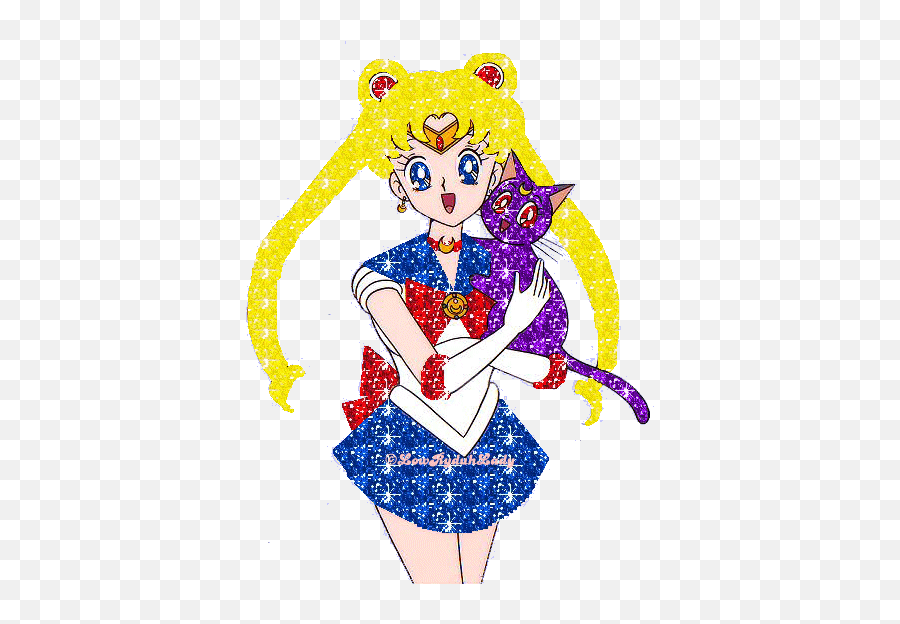 Sailor Moon Glitter Gifs - Imagenes Animadas De Sailor Moon Png,Moon Gif Transparent