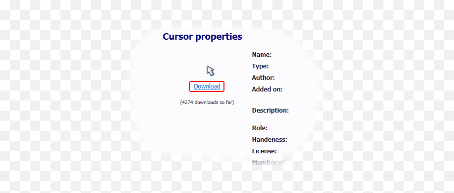 Downloading And Using Mouse Cursors In Windows - Screenshot Png,Mouse Arrow Png