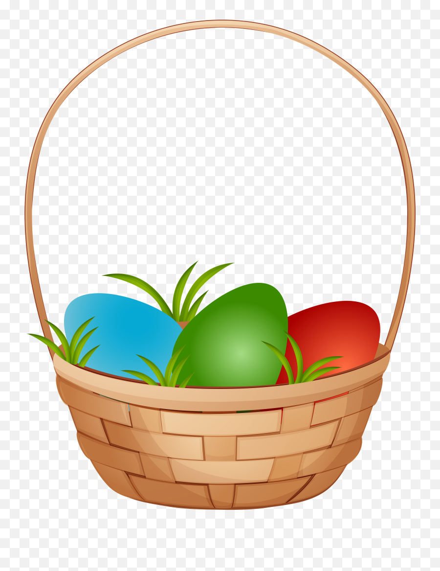 Picture - Easter Egg Basket Png,Basket Png