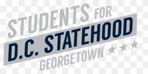 Georgetown University Chapter - Students for DC Statehood Horizontal png