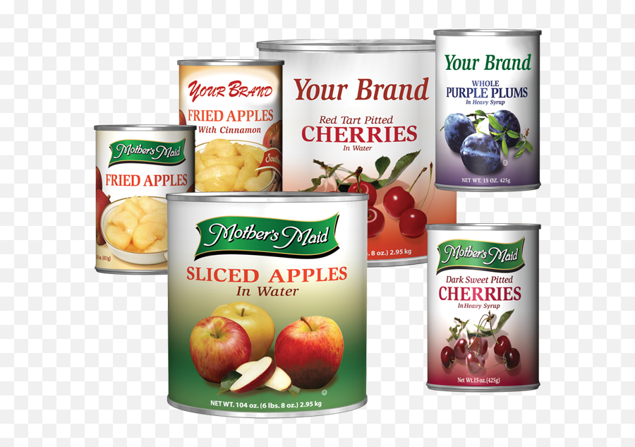Canned Apples U0026 Fruit Burnette Foods Inc - Superfood Png,Apple Slice Png