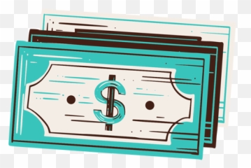 Cash Economy Hand Drawn Element - Transparent PNG u0026 SVG Horizontal