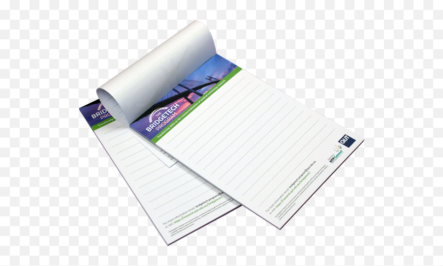 Fast Notepads Printing Cheap In Australia - Horizontal Png,Note Pad Png