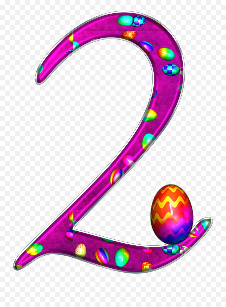 Easter Theme Number 2 Transparent Png - Stickpng Easter Number 2 Png,Transparent Background Tumblr Theme