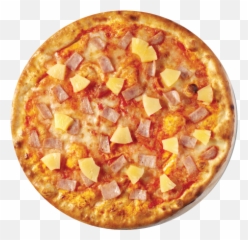 Hawaiian Pizza - Hawaiian Pizza Top View Png,Pizza Png