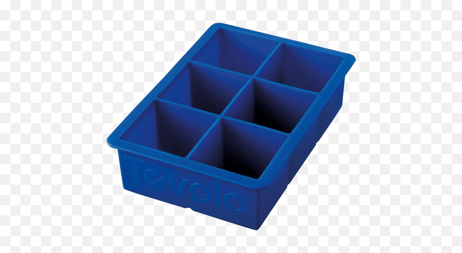 Tovolo - King Cube Tray Blue Flowerpot Png,Ice Cube Png