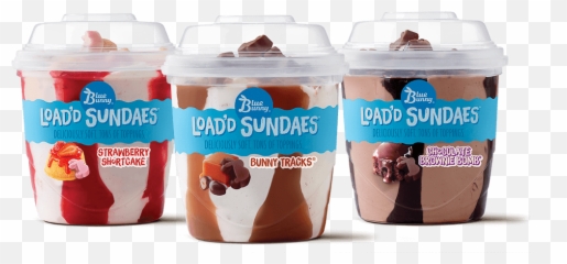 Blue Bunny Ice Cream - Sundaes Cones Bars Loaded png
