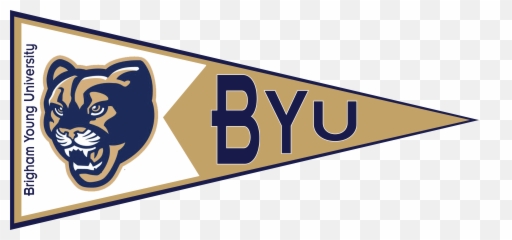 Library Of Football Pennant Clipart Transparent Png - Byu Cougars,Pennant Png