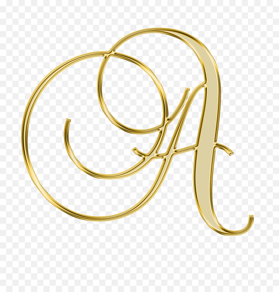 Alphabet Transparent Png Images - Gold Letter A Transparent,Alphabet Png