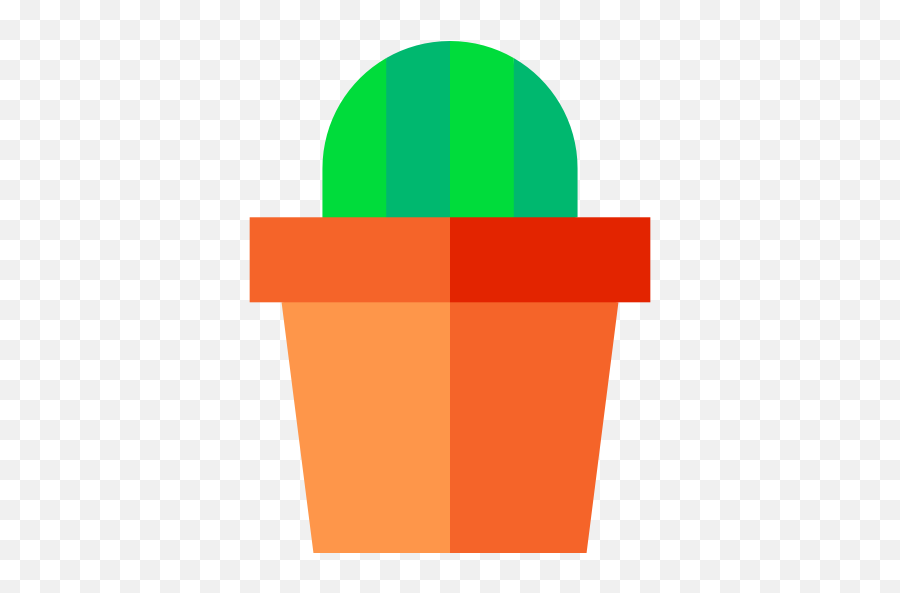 Cactus Icon From Gardening Pack Style - Flat Download Svg Language Png,Gardening Icon