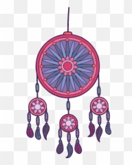 Ethnical Multicolor Dreamcatcher Object Wall Sticker - Decorative png