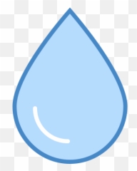 Water Icon In Blue Ui Style - Drip Clip Art png
