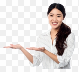 Free Png Pointing Finger Woman - Girl Left
