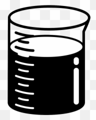 Liquid In Beaker Icon Png Transparent - Clipart World Beaker With Liquid Icon