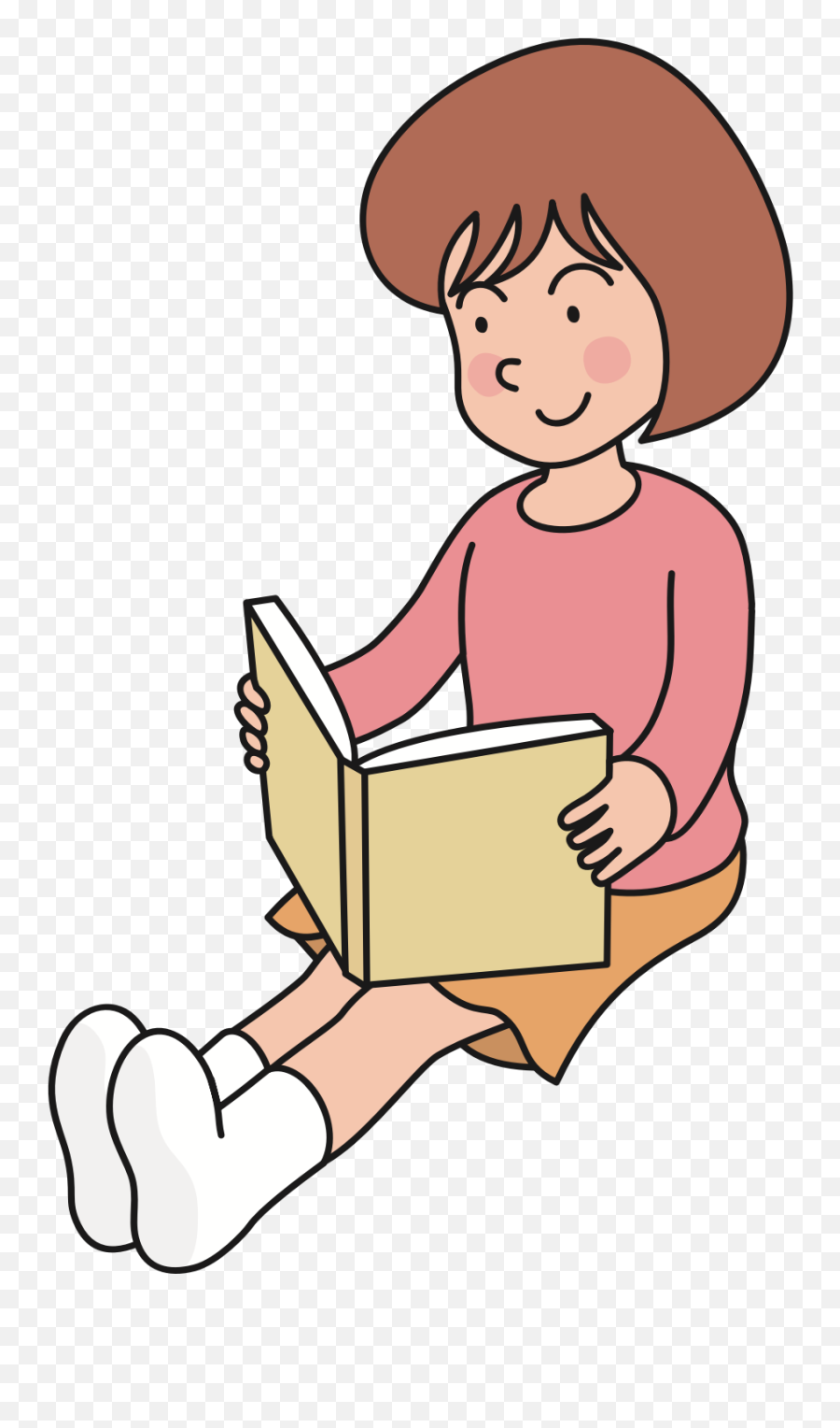 Reading A Book Clipart 1 - 903 X 1494 Webcomicmsnet Clip Art Reading A Book Png,Book Clipart Png