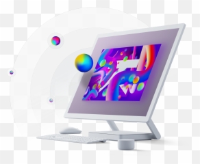 Trading Candlesticks - Computer Desk png
