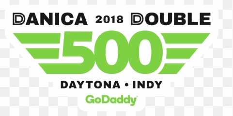 Danica Patrick No 7 Godaddy Chevy - Double Logo Png