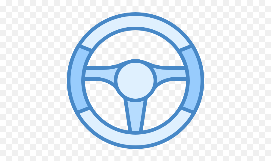 Steering Wheel Icon In Blue Ui Style - Icon Steering Wheel Png,Steer Icon