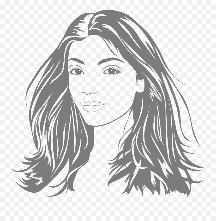 Clipart Woman Long Hair Transparent - Trusting Too Much Kills Png,Woman Hair Png