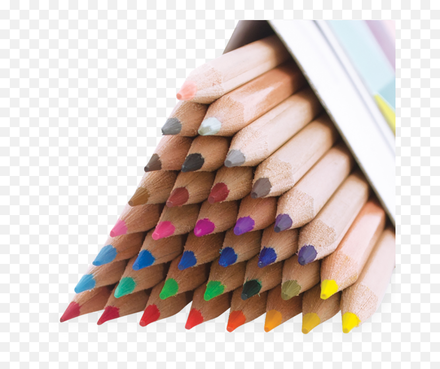 Download The Triangle Colored Pencils - Triangular Pencils Paper Png,Colored Pencils Png