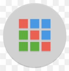 Chrome App List Icon Papirus Apps Iconset - Grid Button png