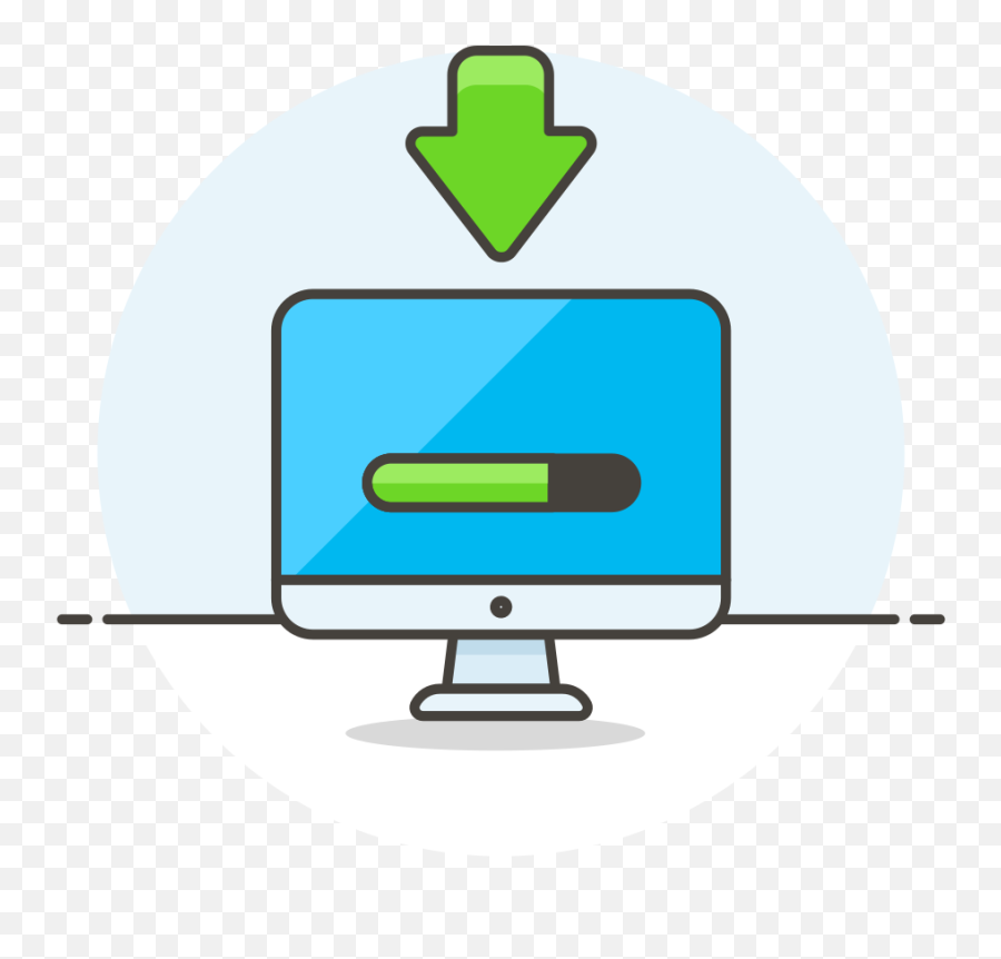 Monitor Loading Progress Icon - Loading Progress Monitor Icon Png,Loading Icon Png