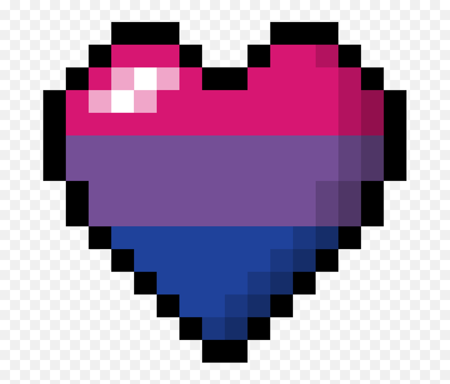 Bisexual Pixel Heart Gifts U0026 Gear Pride How Do You Rock Your Png Transparent
