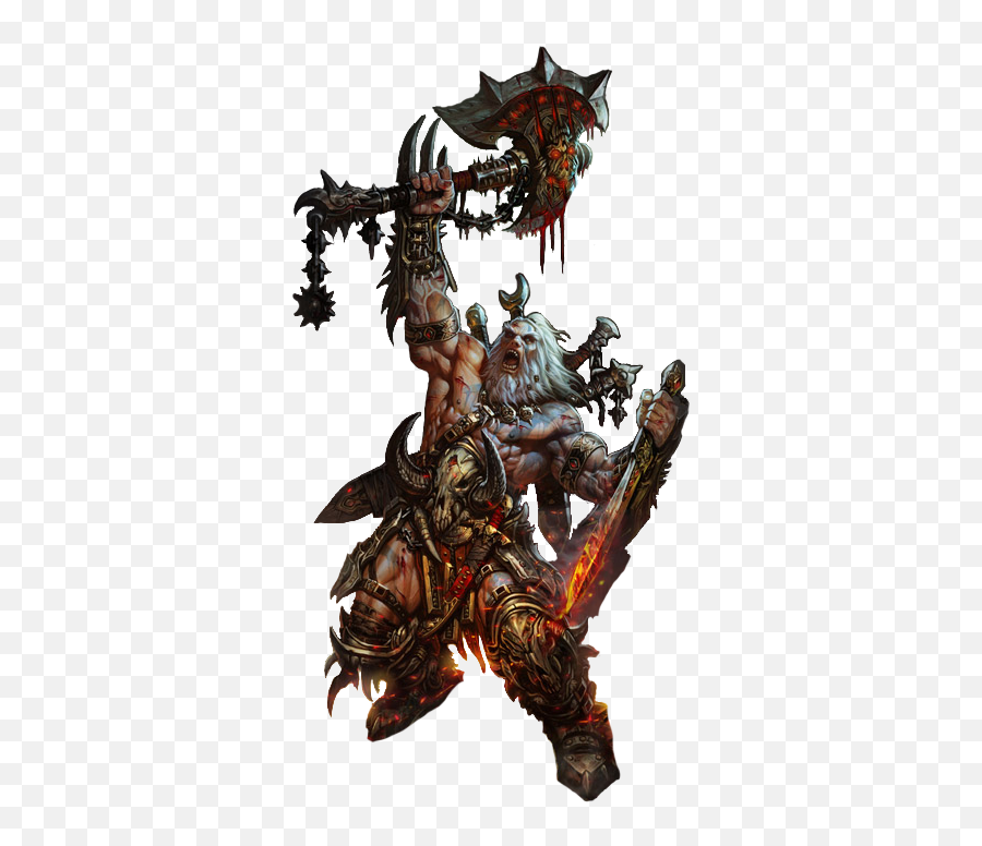 Diablo Png - Diablo 3 Barbarian Transparent,Diablo Png