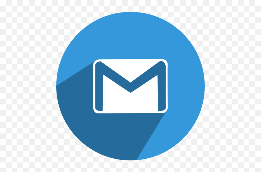 Media Network Email Mail Gmail Google Social Icon - Linked In Logo Rund Png,Gmail Icon Transparent