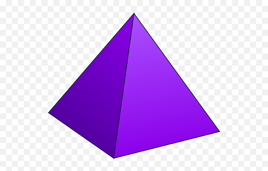 Triangle Pyramid Shape Mathematics Geometry - Pyramids Triangle Png,Triangle Vector Png