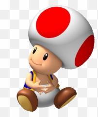 Download Hd Luigi Dry Bones Toad Tattoo - Toad Mario Sitting Png,Toad Png