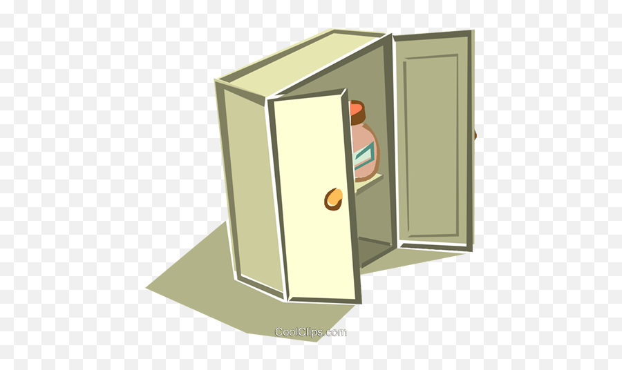 Closet Royalty Free Vector Clip Art Illustration - Vc015958 Cupboard Clipart Png,Closet Png