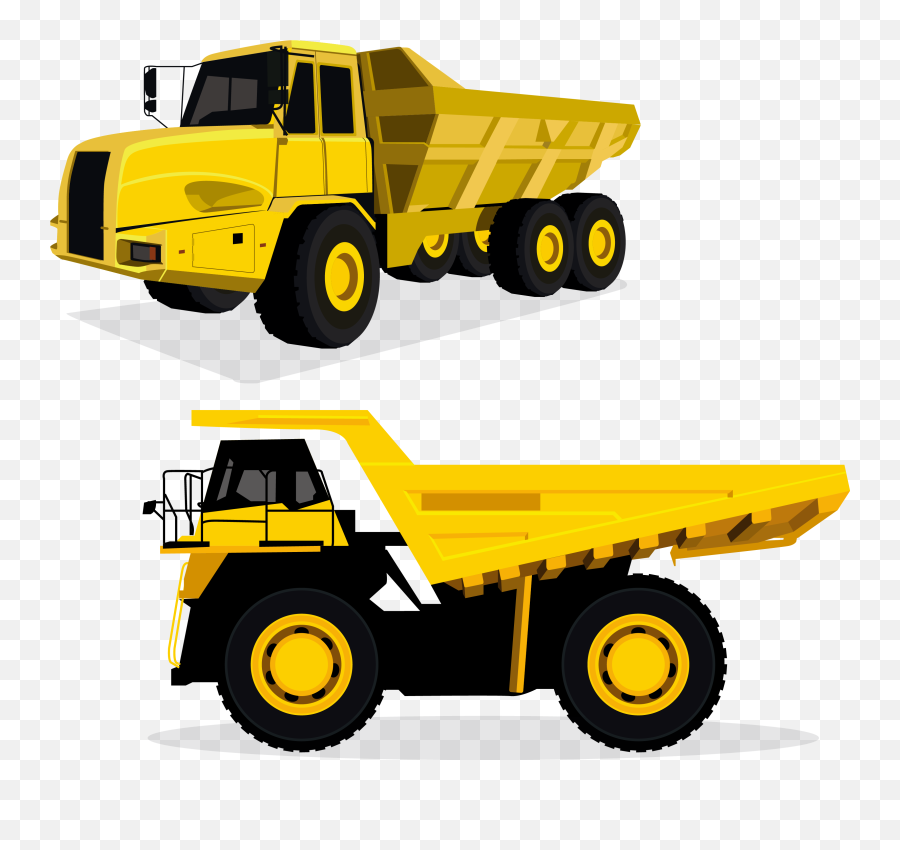 Dump Truck Car Euclidean Vector - Vector Dump Truck Png,Dump Truck Png