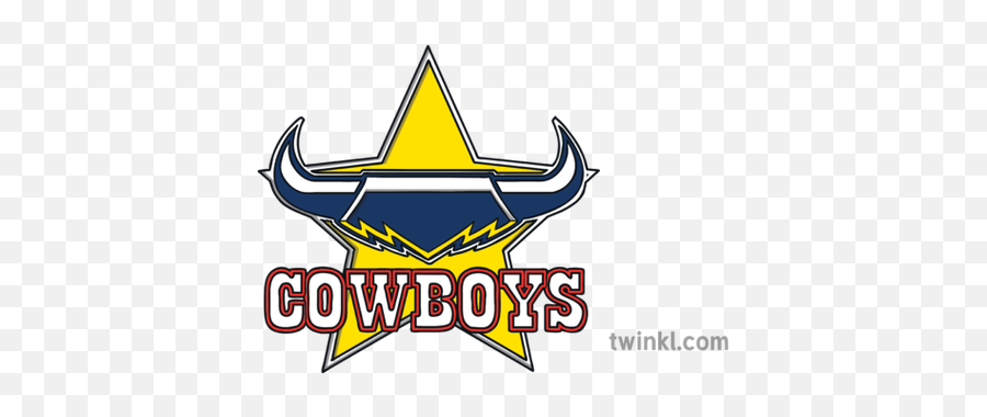 North Queensland Cowboys National Rugby League Team Logo - Clip Art Png,Cowboys Logo Images