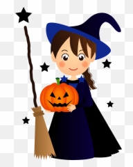 Witch Halloween Clipart Free Download Transparent Png - Seamless Stars Pattern