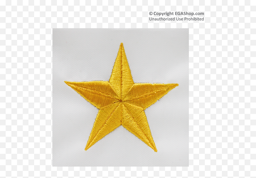 Service Flag Gold Star Banner - Embroidered Embroidered Star Transparent Png,Gold Stars Transparent