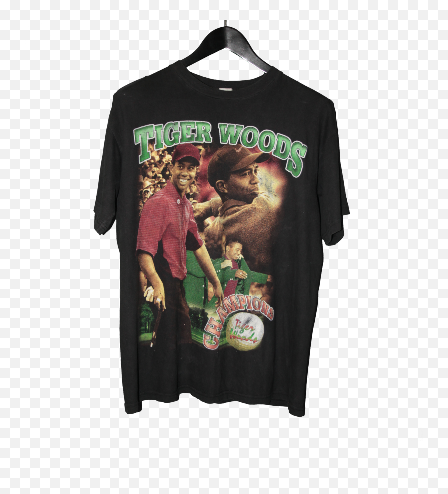 Tiger Woods 1997 Bootleg Bay Club Rap Tee - Tiger Woods Rap Tee Png,Tiger Woods Png