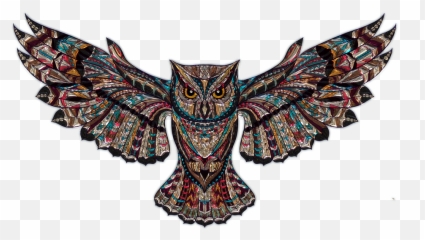 Art Owl Glass Metallizer Png - Owl Wallpaper For Pc,Art Png Images