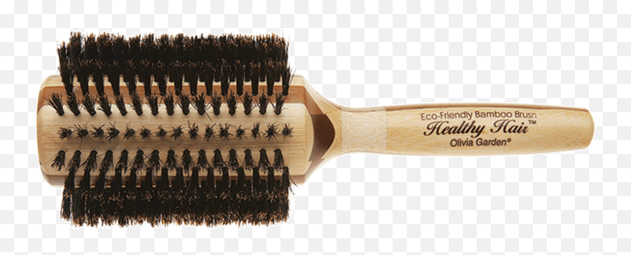 Hair Comb Png - Round Boar Bristle Brush Hairdresser Hairbrush,Comb Png