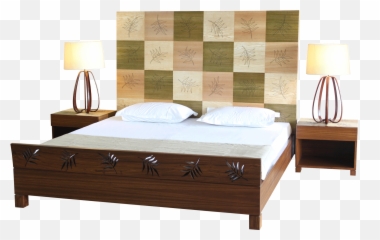 Download Flying Leaves Double Bed - PNG Image with No Frame