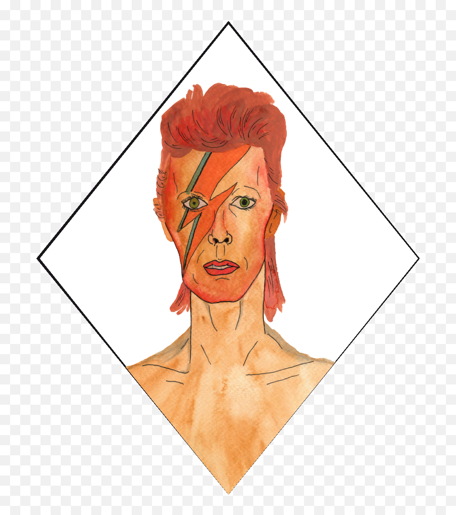 Download David Lynch - David Bowie Full Size Png Image Sketch,Marshawn Lynch Png
