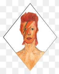 Download David Lynch - David Bowie Full Size Png Image Sketch,Marshawn Lynch Png