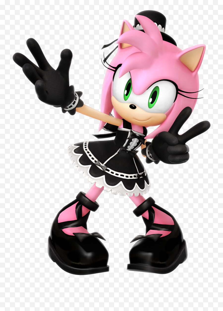 Amyrose Sega Halloween2018 Sticker By Amy Rose - Goth Amy Rose Png,Amy Rose Png